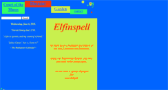 Desktop Screenshot of elfinspell.com